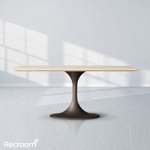 San Germani Stone Dining Table with Launette Base - Zonesus