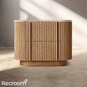 Muelholland Emperador Closed Nightstand - Zonesus