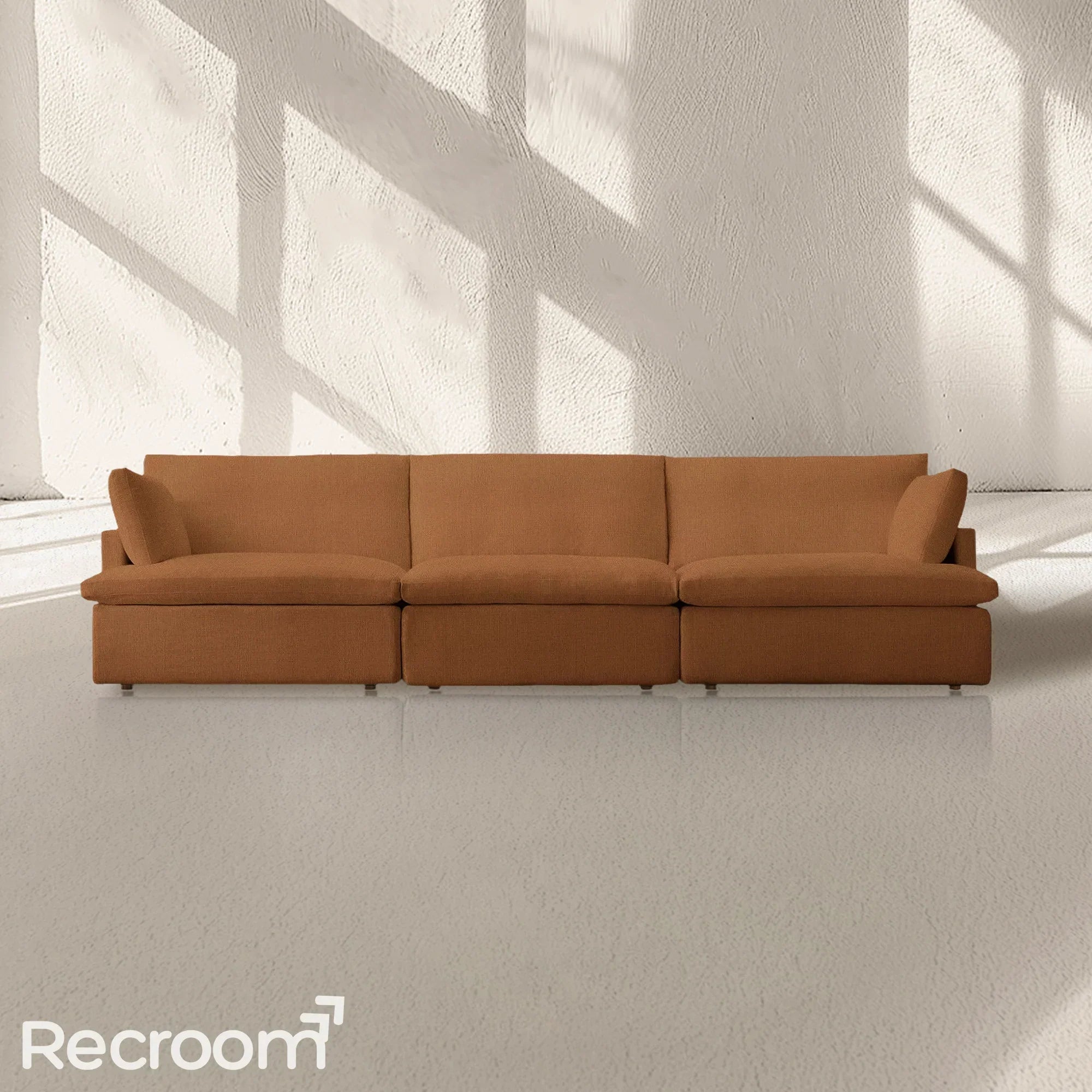 Kloud Modular Track Arm 3-Piece Sofa - Zonesus