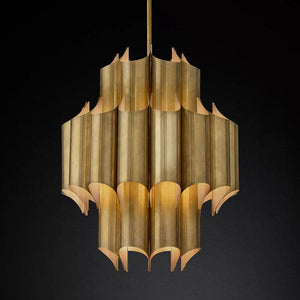 Catherine Brass Chandelier Pendant 24" - Zonesus