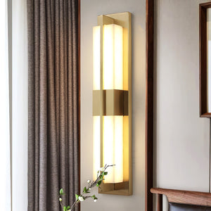 Cecily LED Alabaster Sconce - Zonesus