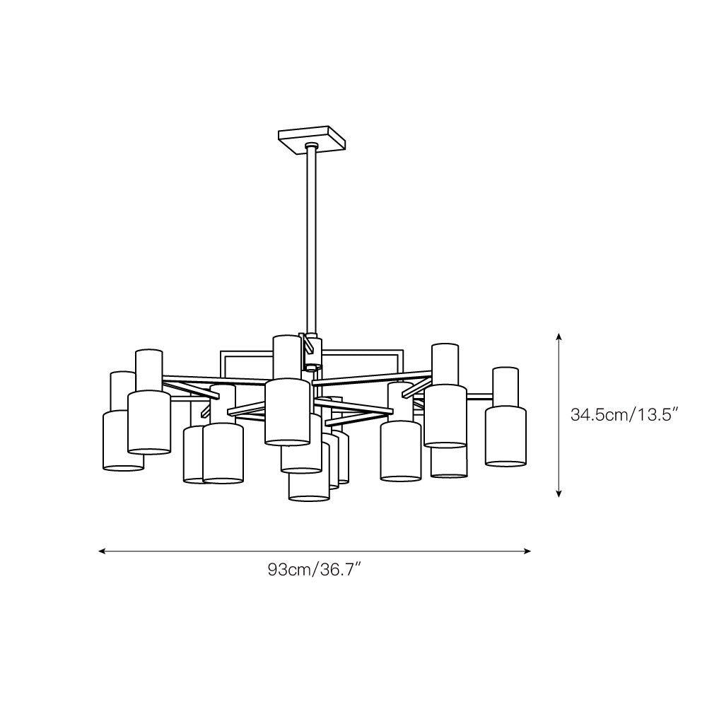 Centerport Alabaster Chandelier - Zonesus