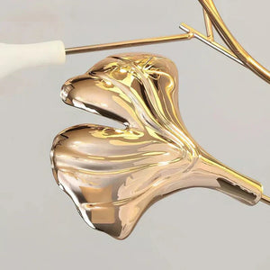 Ceramic Ginkgo Leaf Floor Lamp - Zonesus