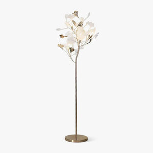 Ceramic Ginkgo Leaf Floor Lamp - Zonesus