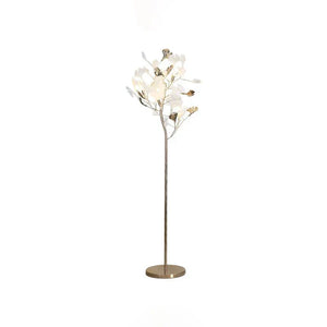 Ceramic Ginkgo Leaf Floor Lamp - Zonesus