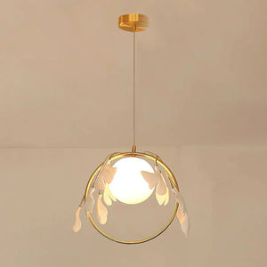 Ceramic Ginkgo Pendant Lamp - Zonesus