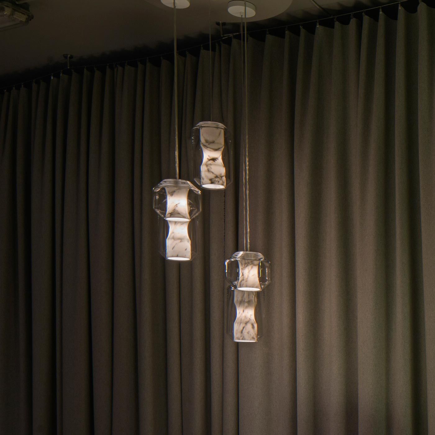 Glass Alabaster Pendant Lamp - Zonesus