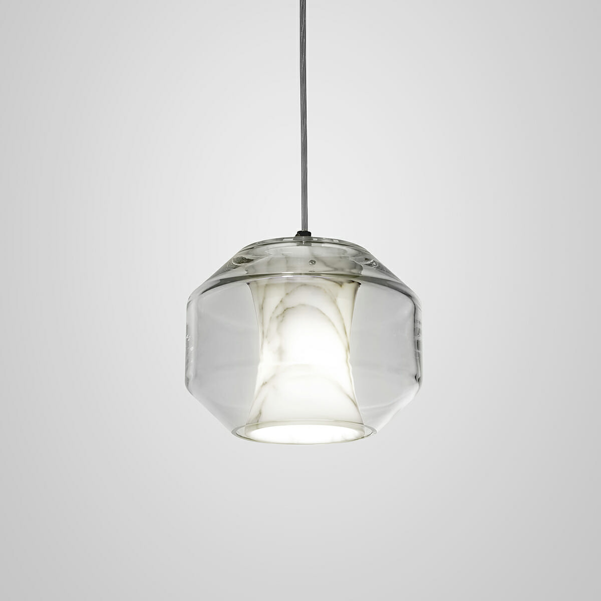 Glass Alabaster Pendant Lamp - Zonesus