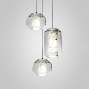 Glass Alabaster Pendant Lamp - Zonesus