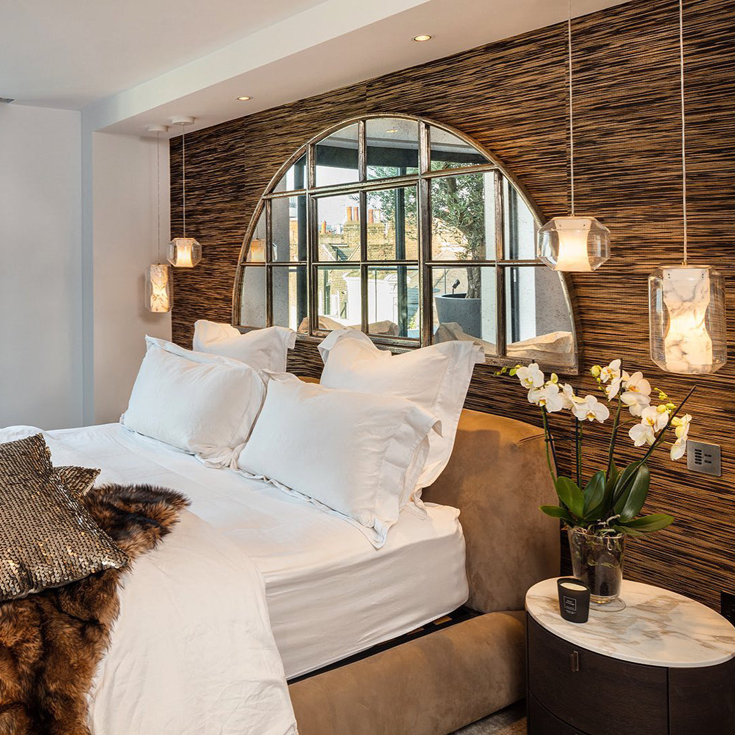 Glass Alabaster Pendant Lamp - Zonesus