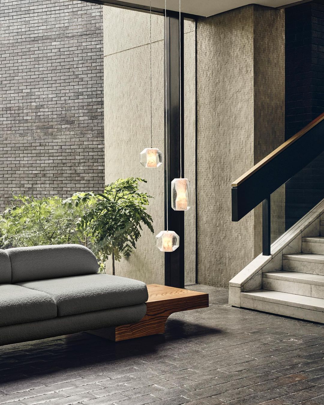 Glass Alabaster Pendant Lamp - Zonesus