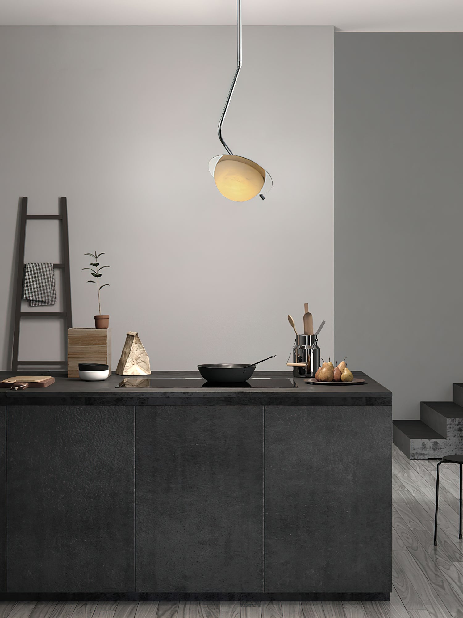 Chic Luminance Alabaster Pendant Light - Zonesus