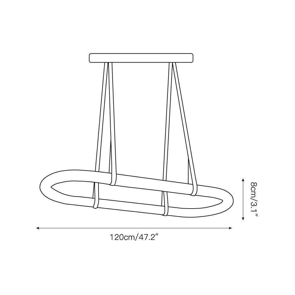 Circle Alabaster Chandelier - Zonesus