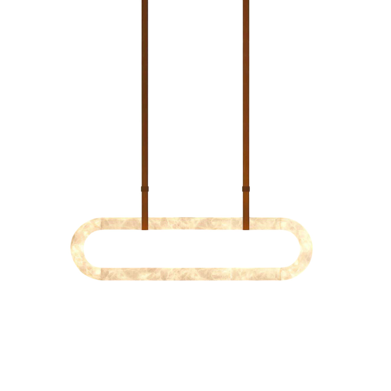 Circle Alabaster Chandelier - Zonesus