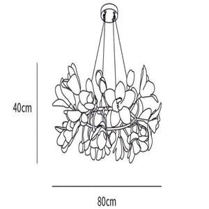 Circular Blossom Chandelier - Zonesus
