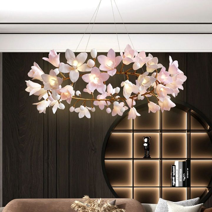 Circular Blossom Chandelier - Zonesus