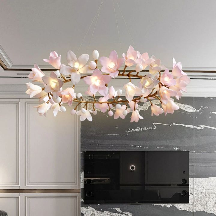 Circular Blossom Chandelier - Zonesus