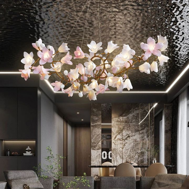 Circular Blossom Chandelier - Zonesus
