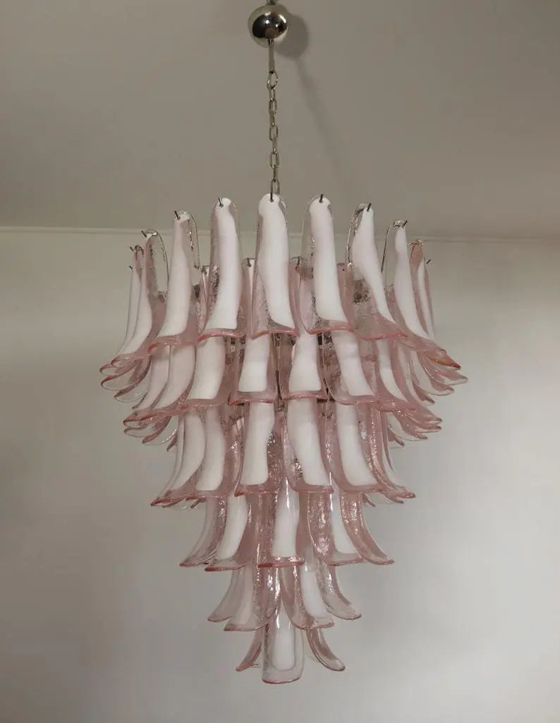 Murano Chandelier – 75 petals – Pink - Zonesus