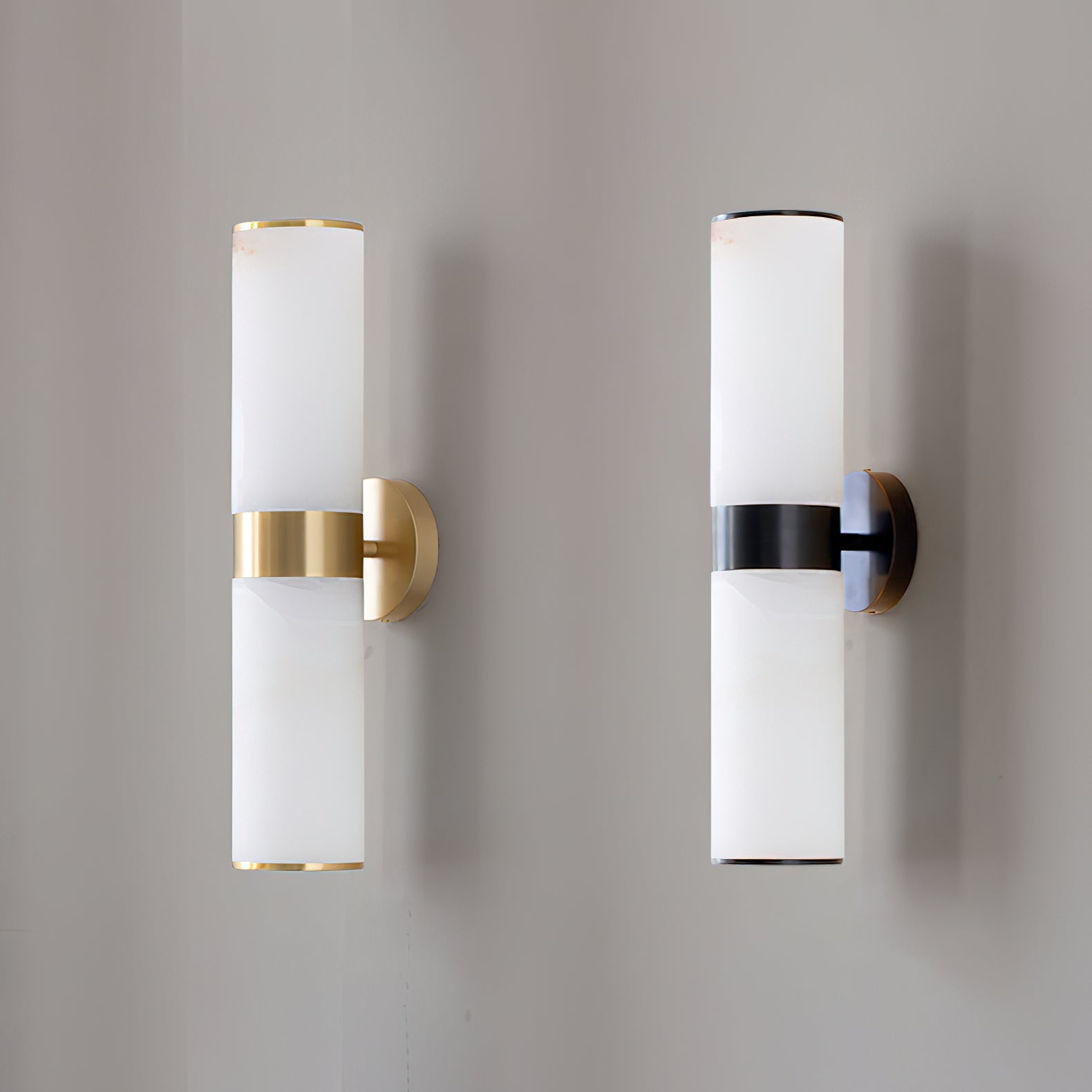 Crestmoor Alabaster Vanity Sconce - Zonesus
