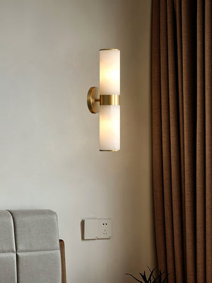 Crestmoor Alabaster Vanity Sconce - Zonesus