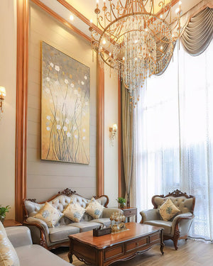 Tatum Lux Shell Crystal Chandelier - Zonesus