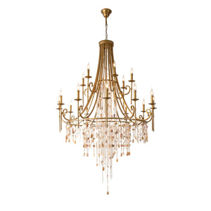Tatum Lux Shell Crystal Chandelier - Zonesus