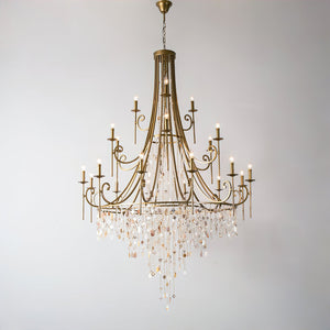 Tatum Lux Shell Crystal Chandelier - Zonesus