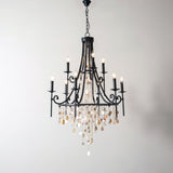 Tatum Lux Shell Crystal Chandelier - Zonesus