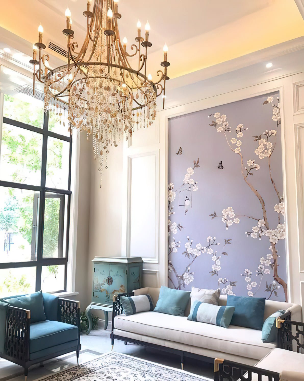 Tatum Lux Shell Crystal Chandelier - Zonesus