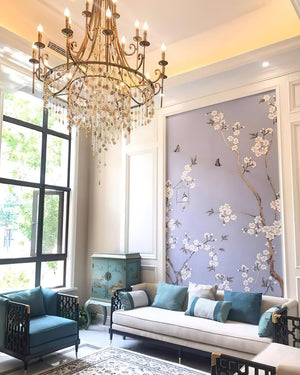 Tatum Lux Shell Crystal Chandelier - Zonesus