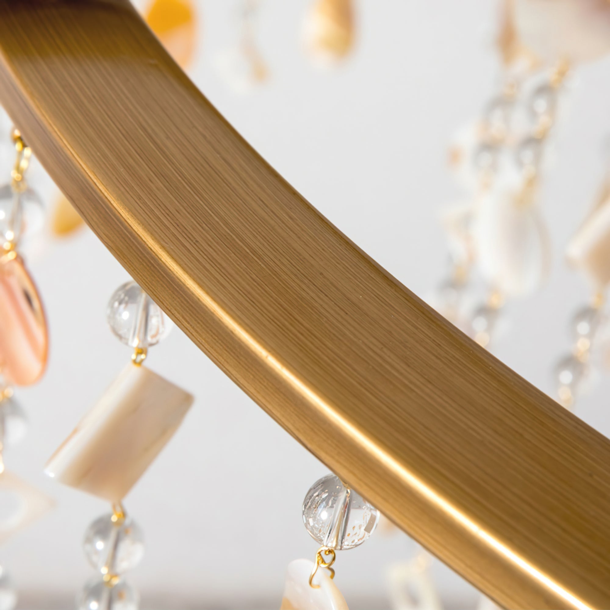 Tatum Lux Shell Crystal Chandelier - Zonesus