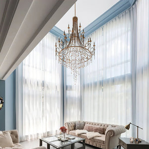 Tatum Lux Shell Crystal Chandelier - Zonesus