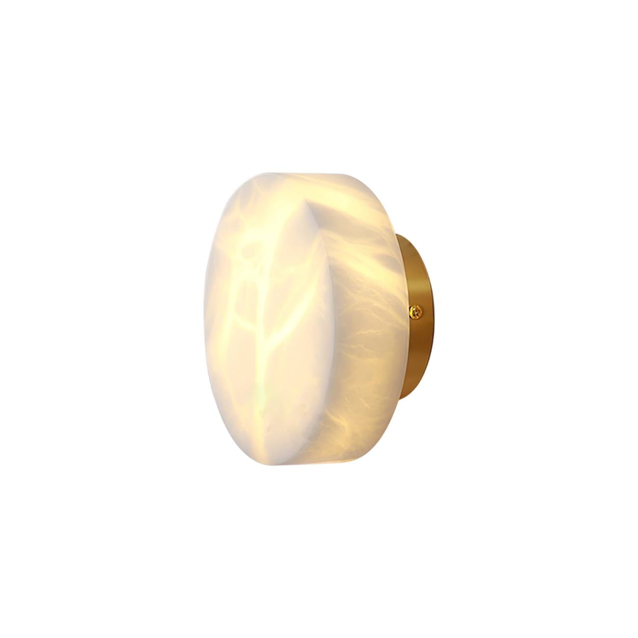 Cylindrical Alabaster Wall Lamp - Zonesus