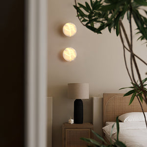 Cylindrical Alabaster Wall Lamp - Zonesus
