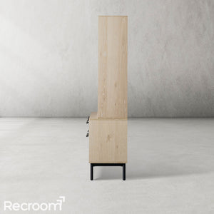Sullivo Single Bookcase with File Base - Zonesus