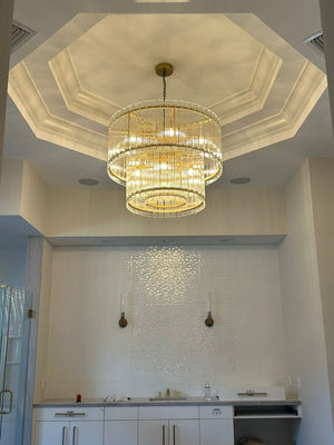 San Marcon Round Chandelier 22" 37" 48" 60" - Zonesus
