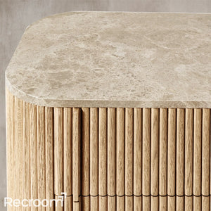 Muelholland Emperador Closed Nightstand - Zonesus