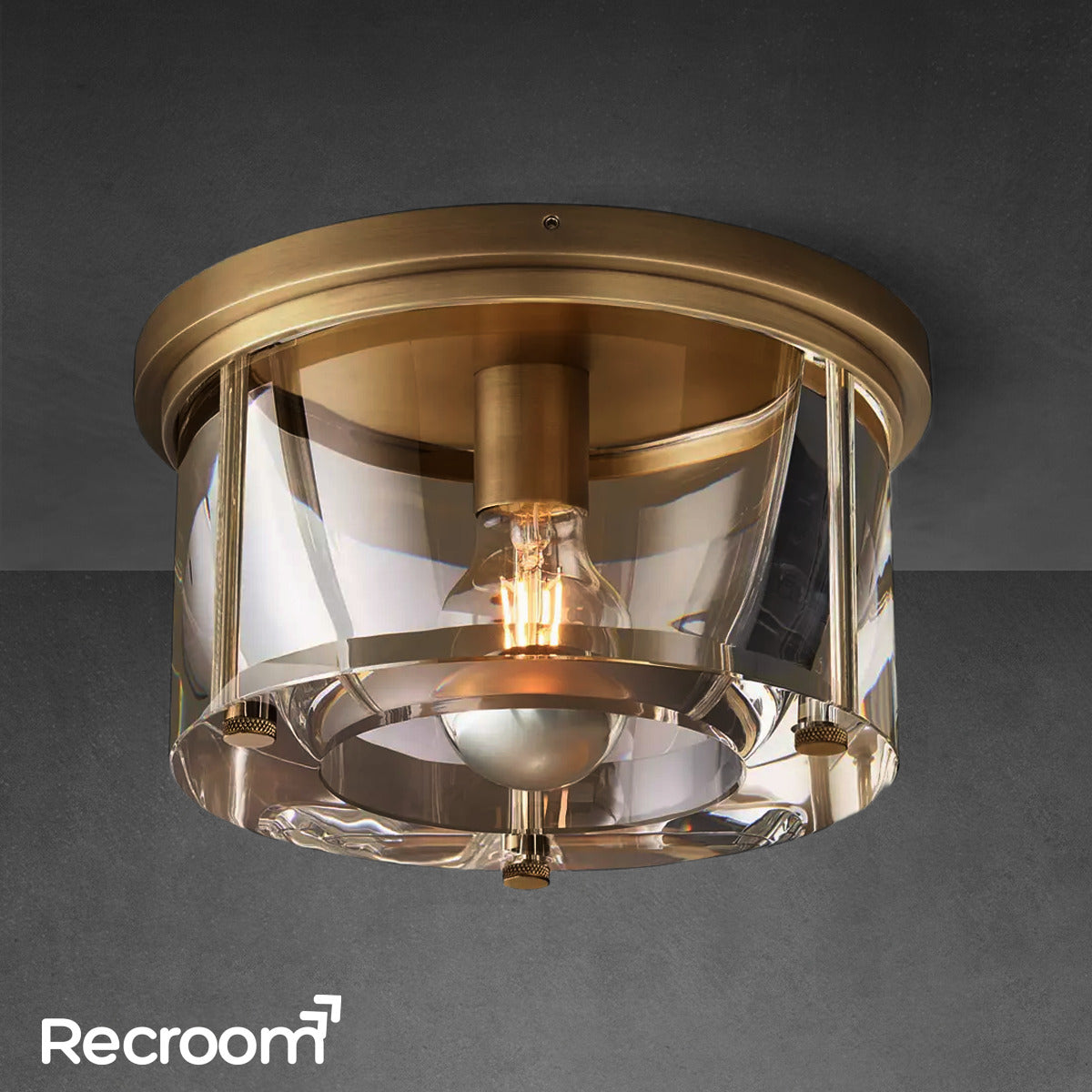 Saviler Round Flushmount 10" 12" 14" - Zonesus