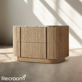Muelholland Emperador Closed Nightstand - Zonesus