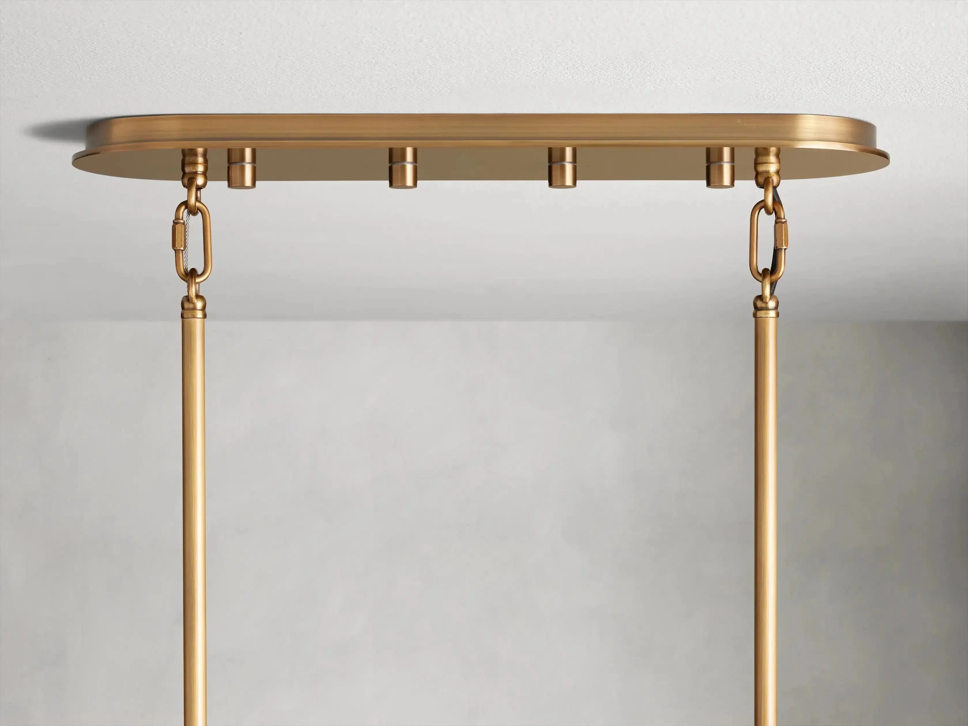 Delsie Oval Art Glass Chandelier 51''63''72''L - Zonesus