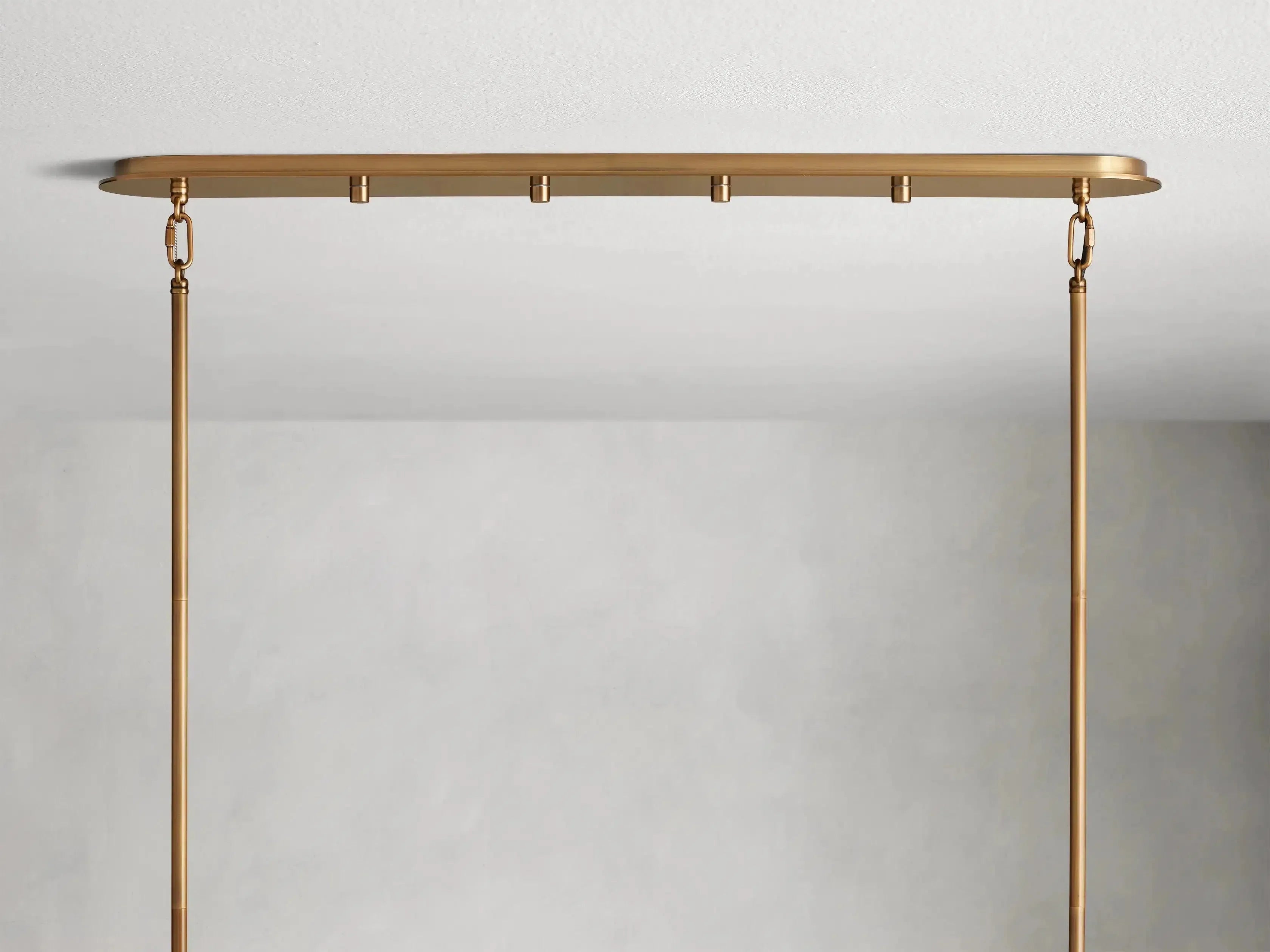 Delsie Oval Art Glass Chandelier 51''63''72''L - Zonesus