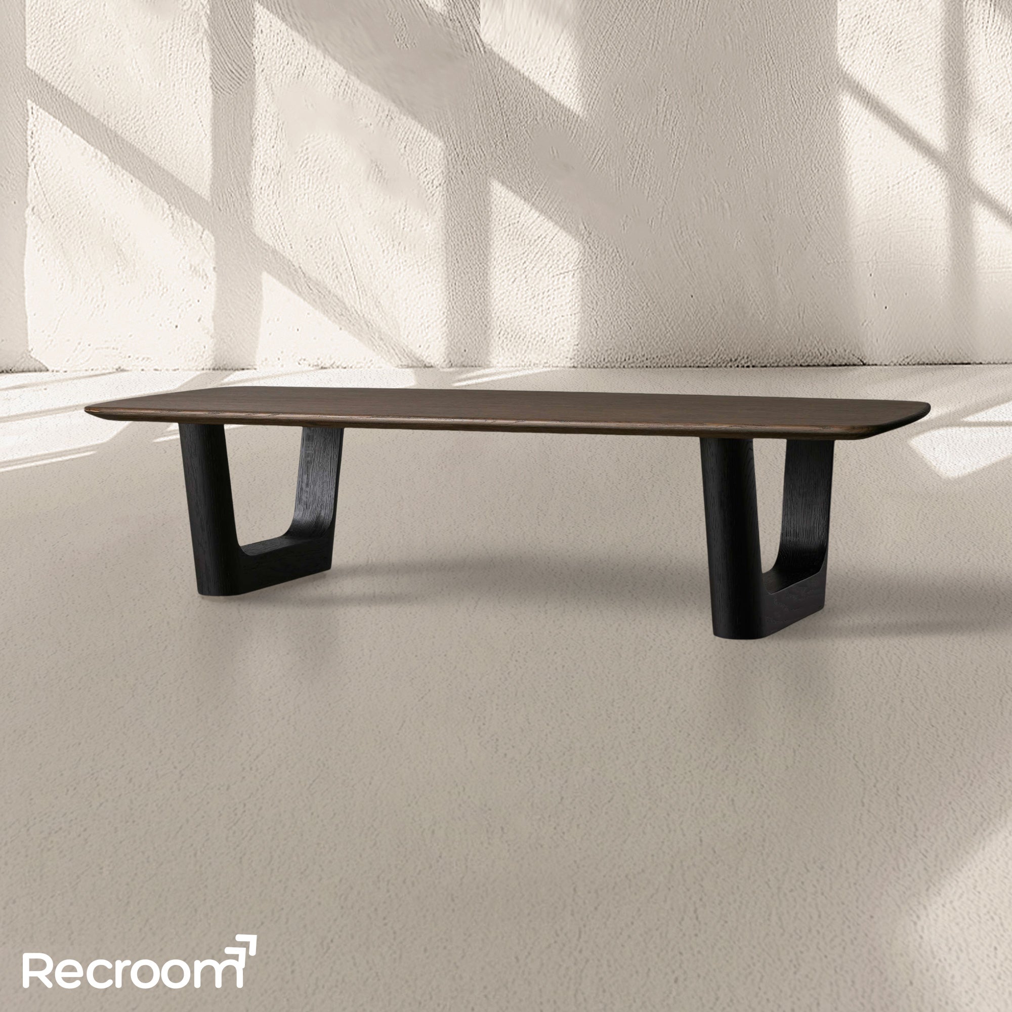 San Germani 72" Wood Coffee Table with Rennes Base - Zonesus