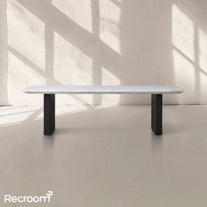 San Germani Stone Coffee Table with Clement Base - Zonesus
