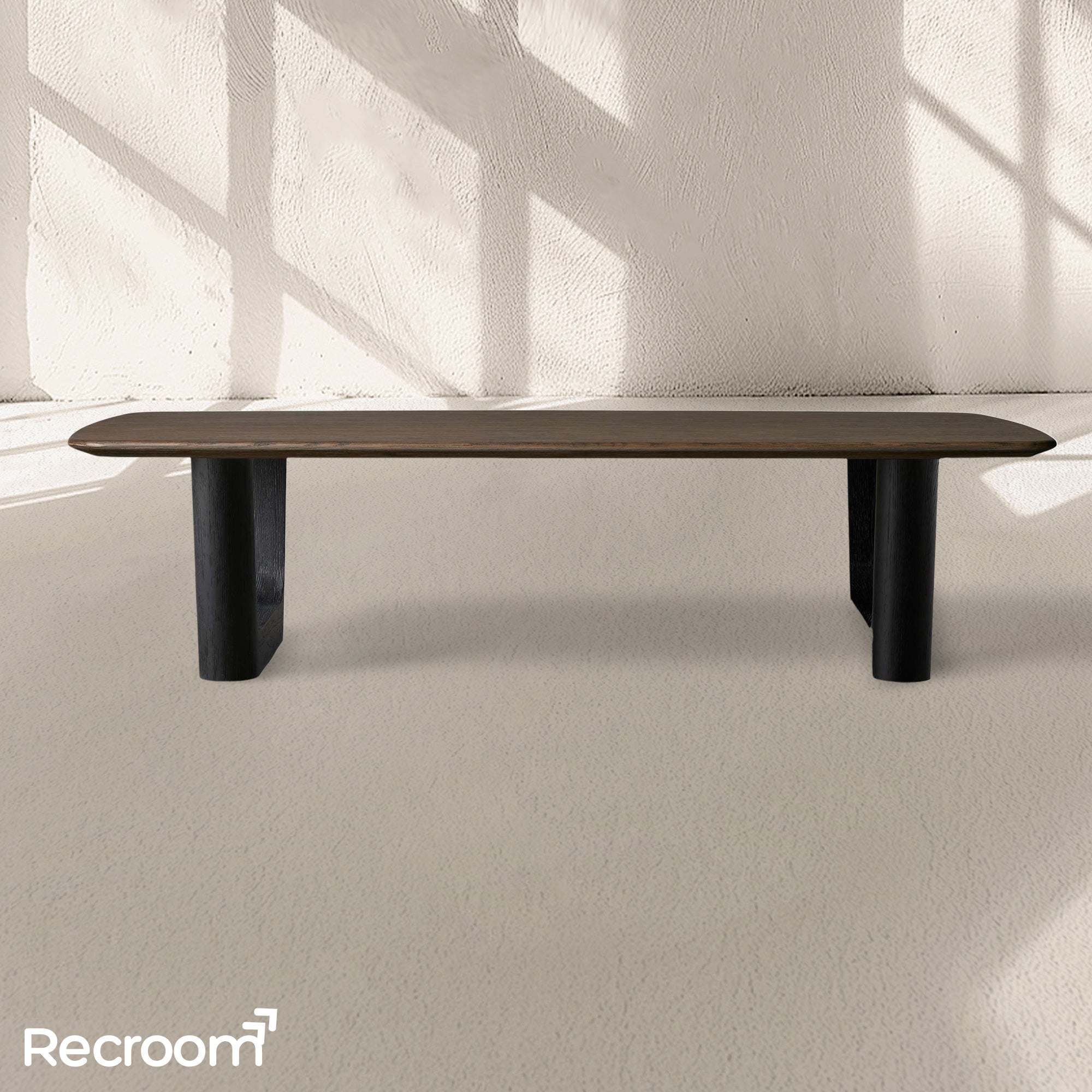 San Germani 72" Wood Coffee Table with Rennes Base - Zonesus