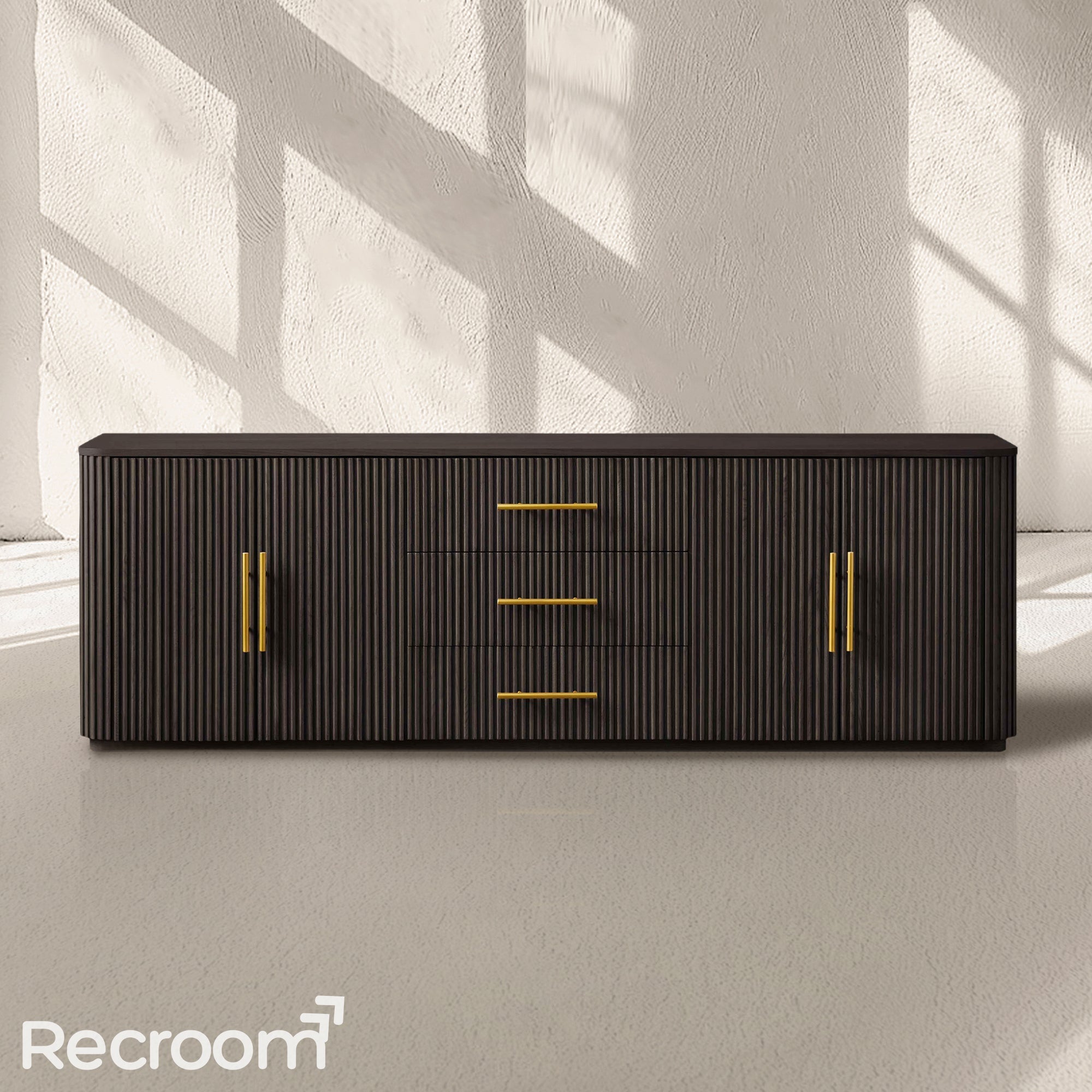 Finn Wood Sideboard with Drawers - Zonesus
