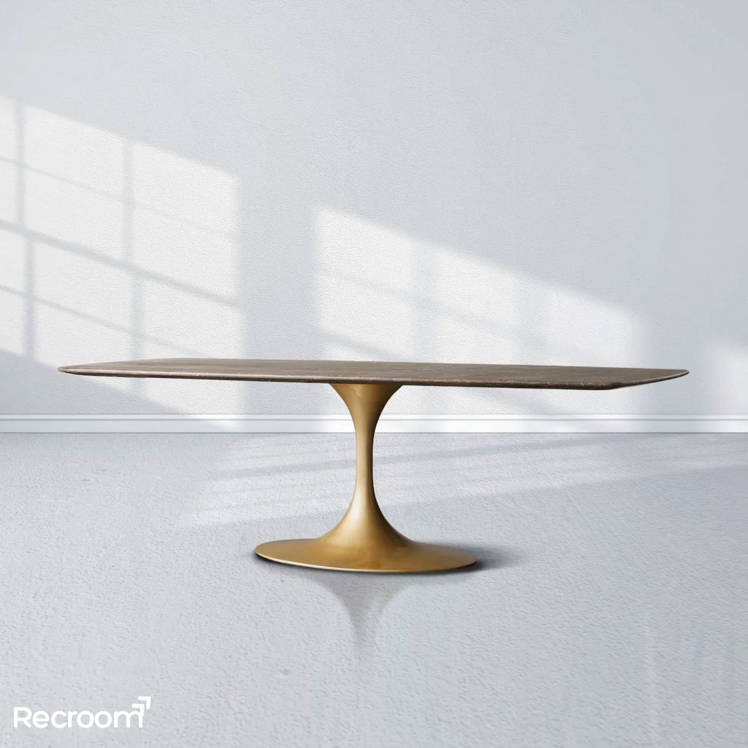 San Germani Stone Dining Table with Launette Base - Zonesus