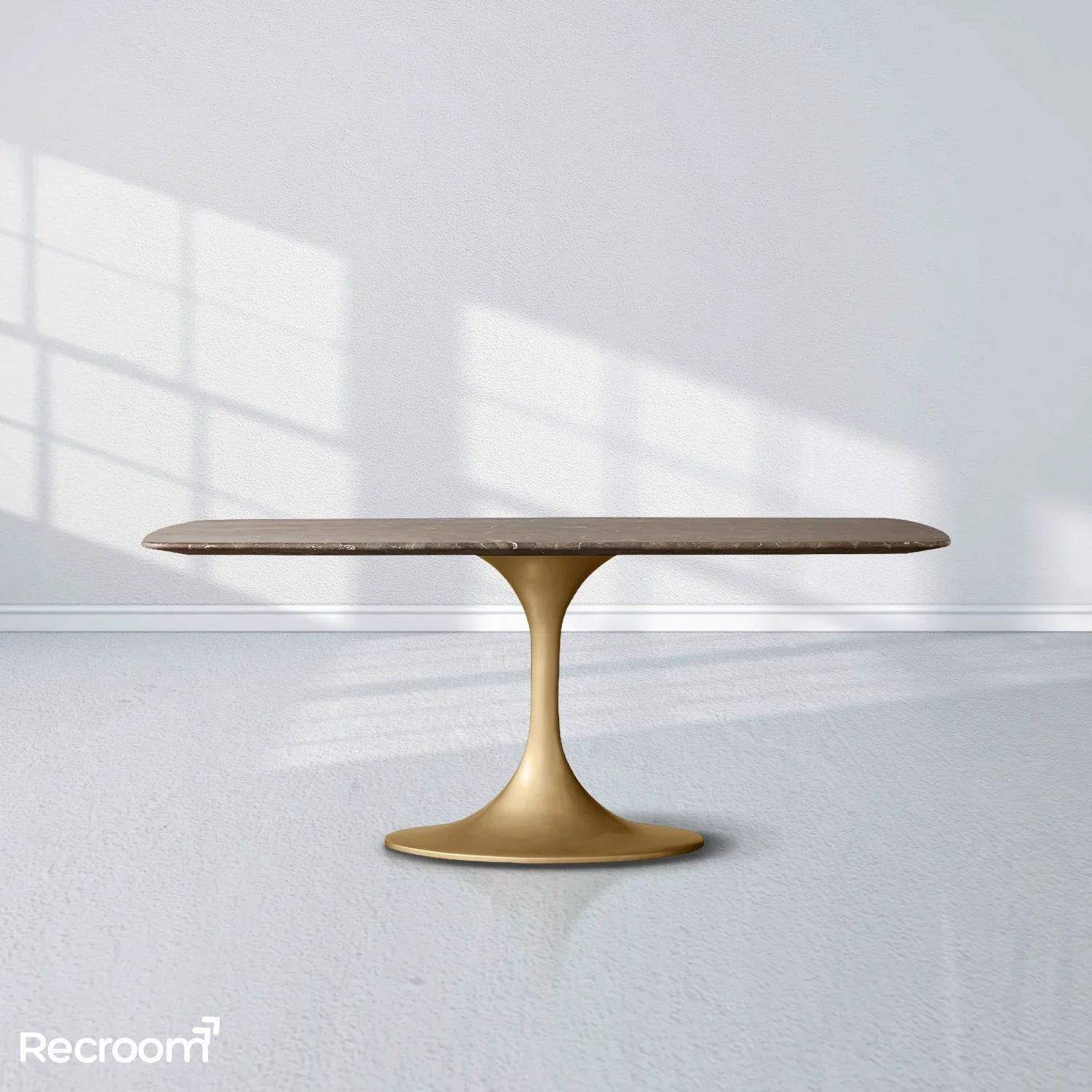 San Germani Stone Dining Table with Launette Base - Zonesus