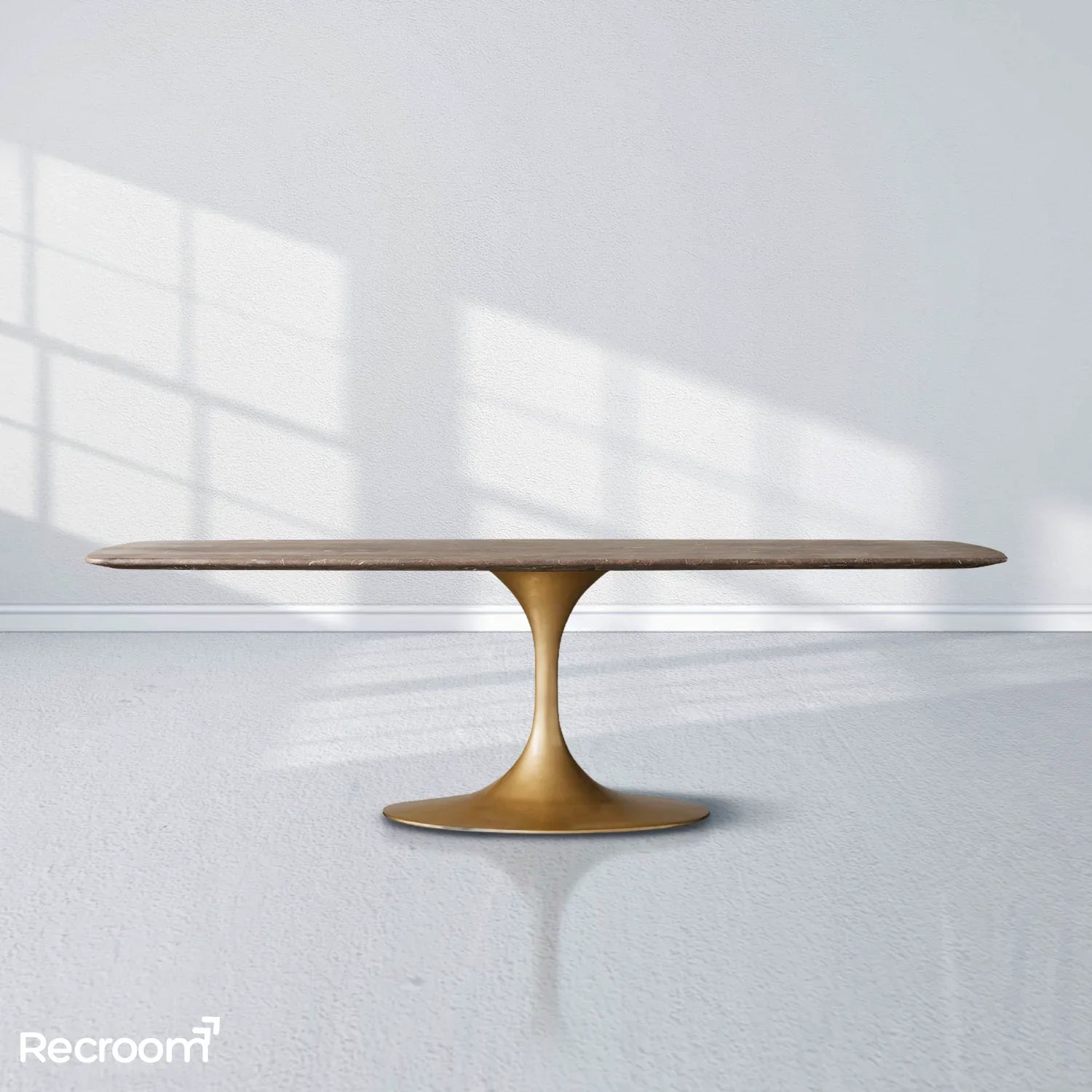 San Germani Stone Dining Table with Launette Base - Zonesus