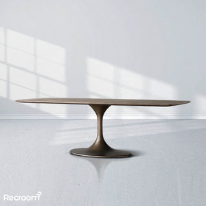 San Germani Stone Dining Table with Launette Base - Zonesus